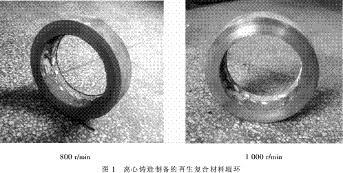 離心機轉(zhuǎn)速對再生復合材料輥環(huán)組織和性能的影響